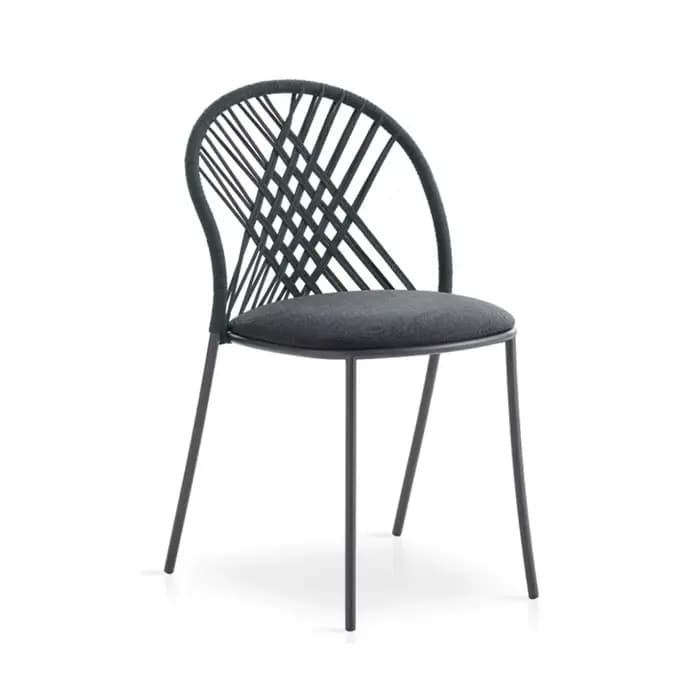 Mobilier d'extérieur Design Patio luxe jardin tissé chaise large moderne nordique maison salle à man