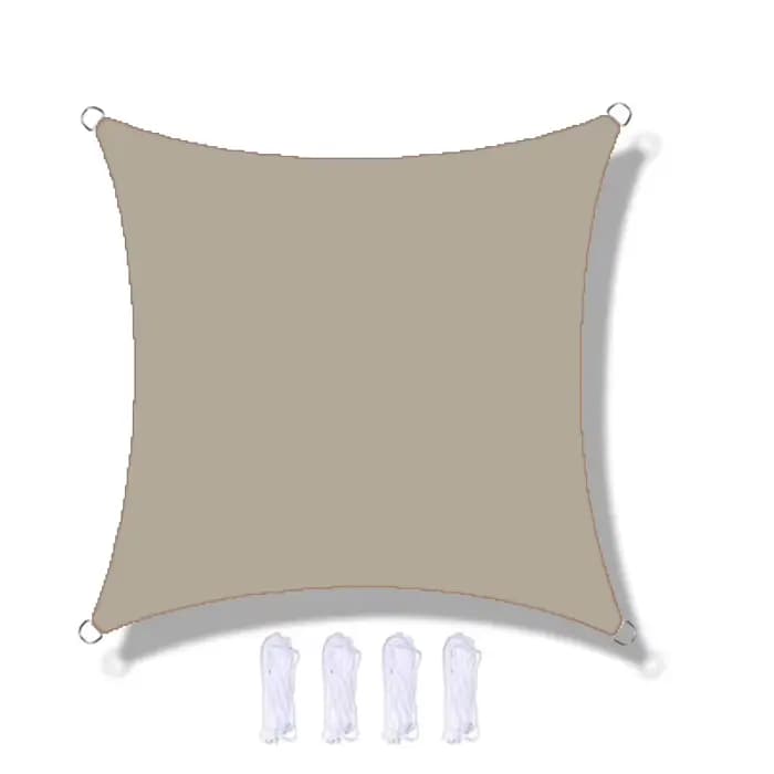 Auvent pare-soleil beige, voile d'ombrage, auvent en tissu imperméable et résistant aux UV pour pavi