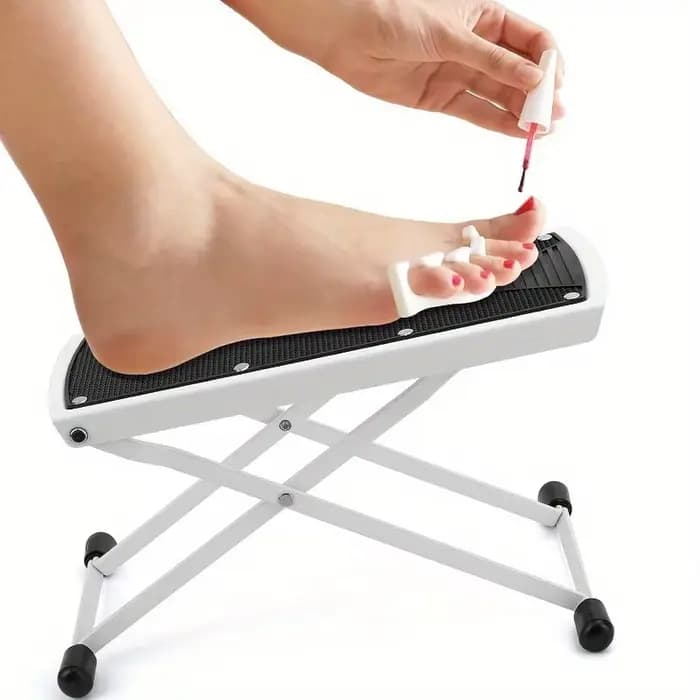 Repose-pieds pliant réglable à 6 hauteurs, simple, pour Salons de beauté, pédicures à domicile, bain