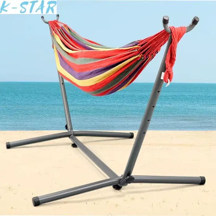Hamac de camping en toile, lit-balançoire, facile à transporter, pour enfants, intérieur, maison, no