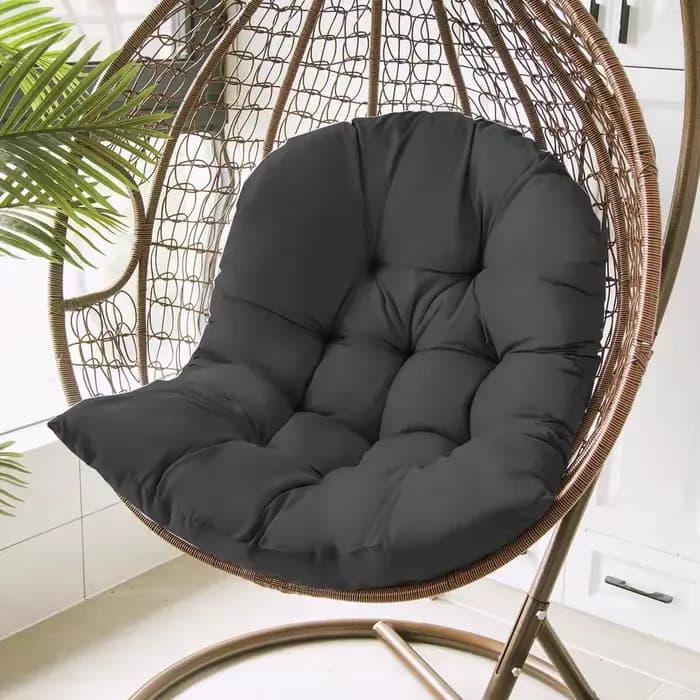 Coussin de panier suspendu, coussin de siège de panier suspendu pivotant, coussin de chaise à bascul