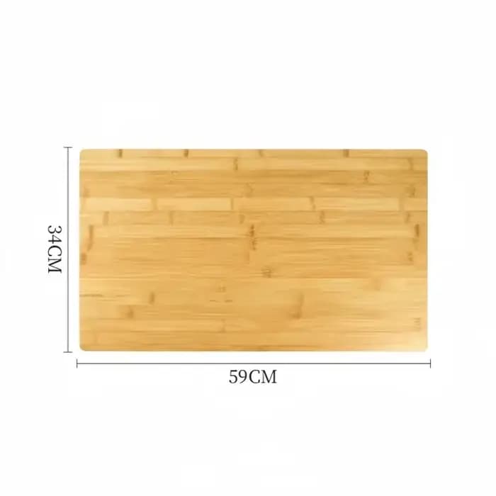 Table pliante multifonctionnelle d'extérieur en bambou avec étagères multiples pour barbecue, campin