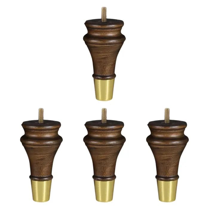 4 pièces pieds de meubles en bois pieds de canapé pieds de Support Design rétro classique moderne re