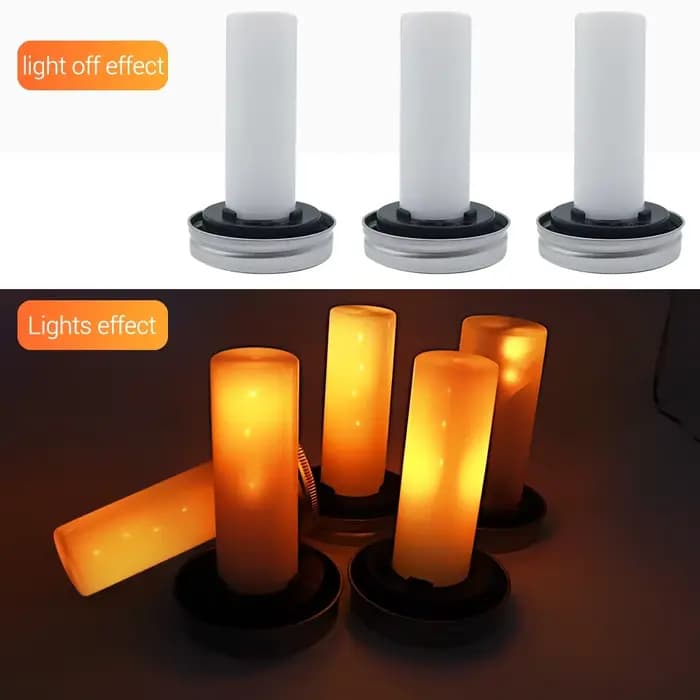 1 pièce Lampe solaire LED pour bocal Mason, effet flamme, lumière chaude, pour jardin extérieur, lan