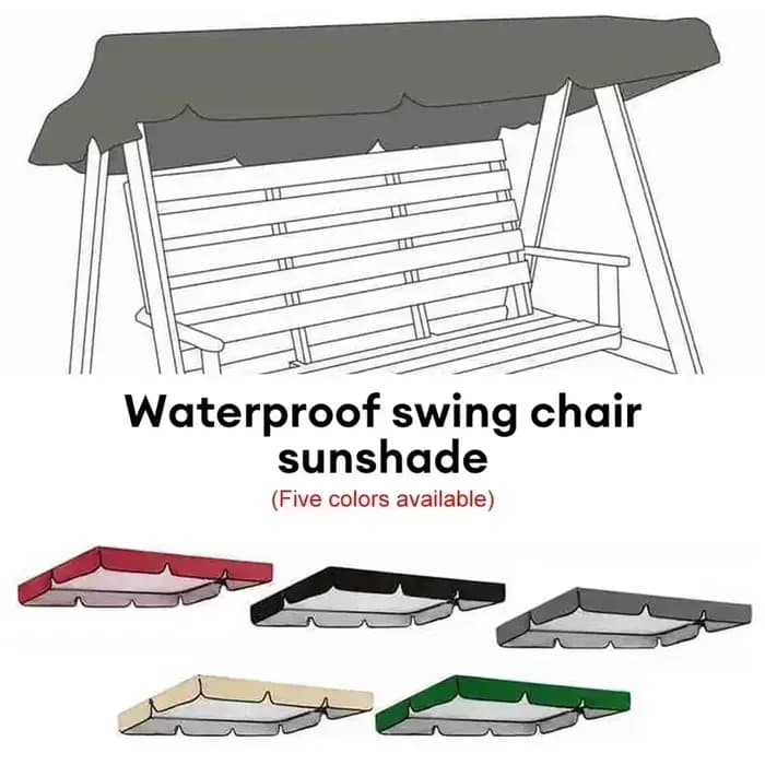 Balançoire extérieure chaise auvent cour balançoire étanche meubles de Patio de jardin housse anti-p