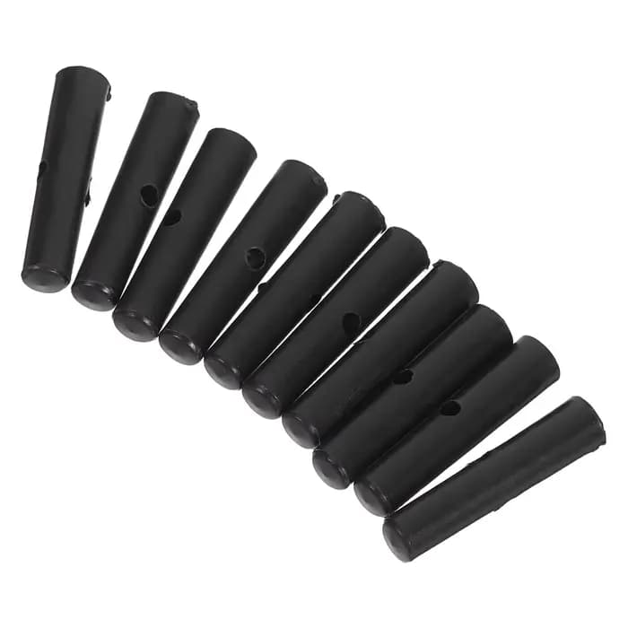 10 pièces de rechange pour parasol : perles de queue, couvercles de baleines, accessoires pliants et