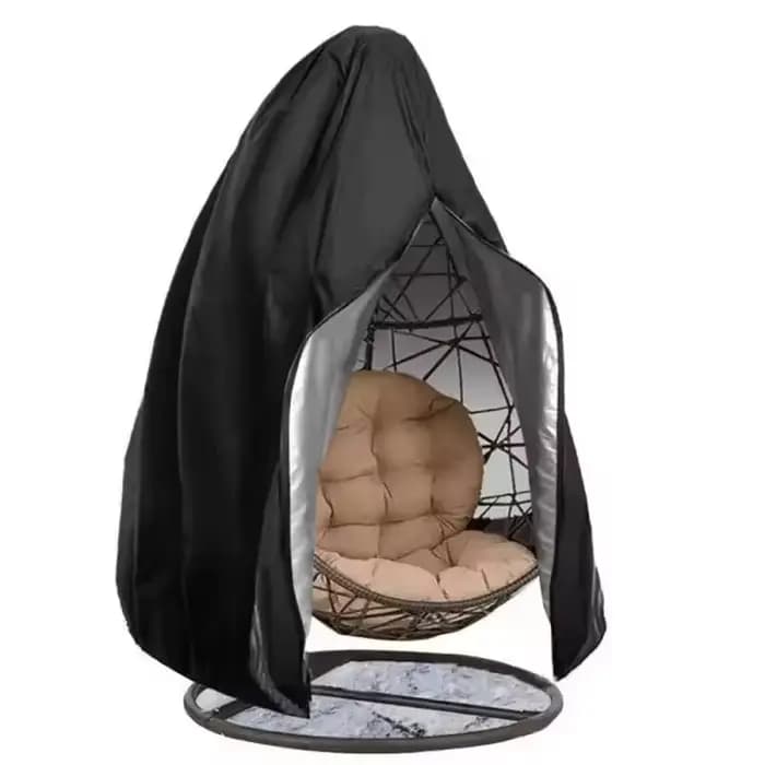 Housse de protection imperméable robuste pour fauteuil suspendu de patio, simple ou double place, po