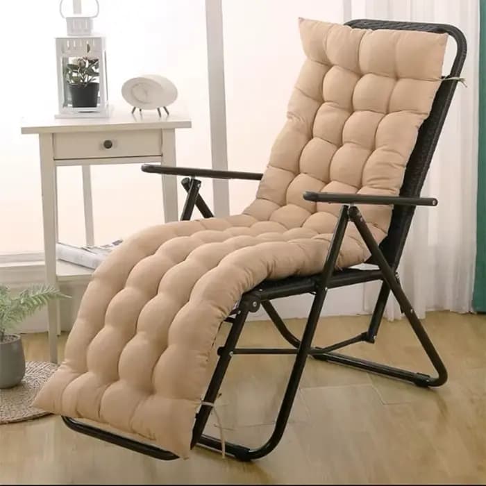 Coussin de chaise inclinable en rotin, à la mode, pour banc d'extérieur, chaise de jardin, Long, Opt