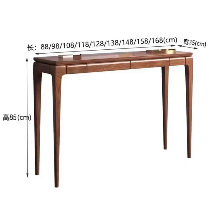 Table de Console nordique classique, moderne et minimaliste, organisateur d'exposition, tiroirs de T