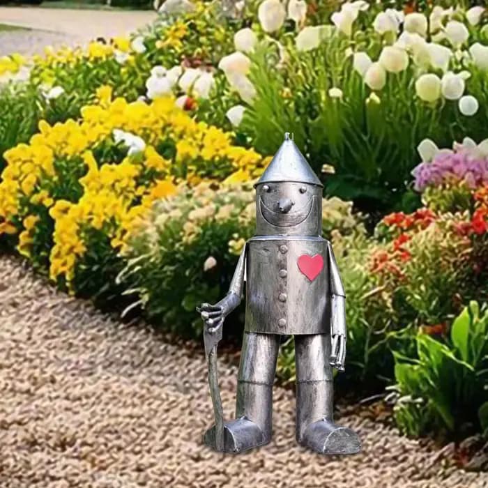 Statue de jardin en résine pour homme, Sculpture décorative à collectionner, ornement de pelouse, Fi