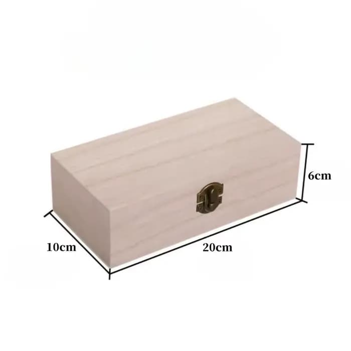 Boîte-cadeau en bois rectangulaire, boîte de rangement colorée en bois, boîte d'emballage cadeau en 