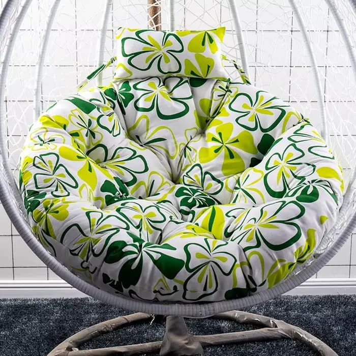 Heart de chaise hamac épais Papasan, coussin doux avec repos de sauna pour la maison, le jardin, le 