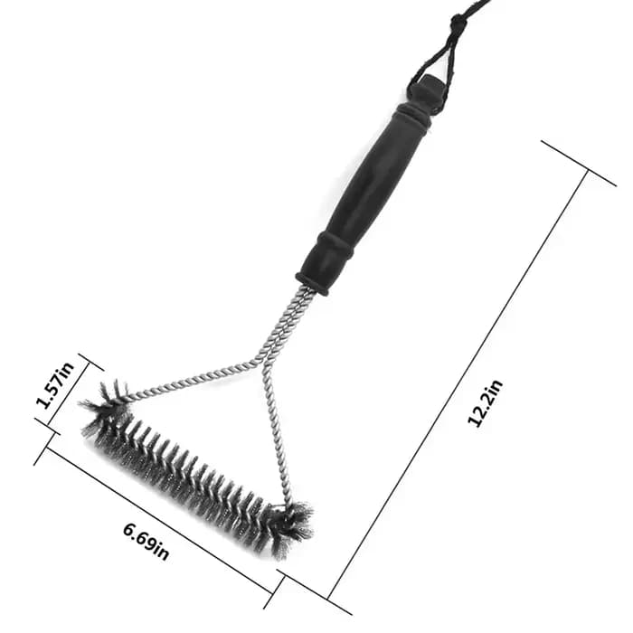 Brosse de nettoyage pour Barbecue, outil de nettoyage, accessoires de gril, poils en acier inoxydabl