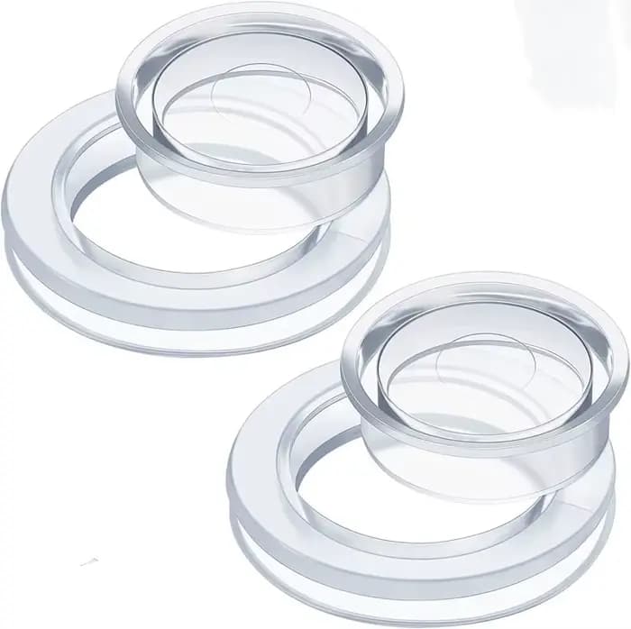 Protection d'anneau de table en silicone transparent pour parasol de patio avec capuchon, pour outil