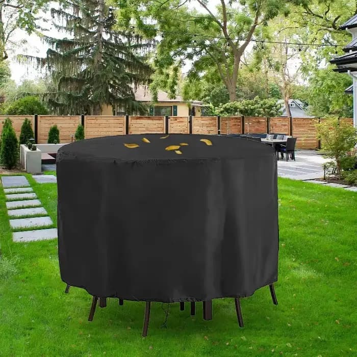Protecteur en tissu Oxford pour Table ronde et chaises de jardin, imperméable, anti-poussière, résis