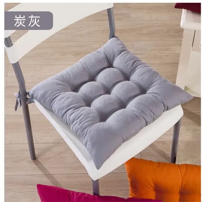 Grand coussin de chaise carré avec attaches, coussin de sol Ultra doux et chaud pour enfants, coin d