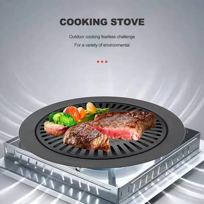 Poêle à barbecue antiarina sans fumée, poêle à barbecue coréenne, plaque de gril pour four intérieur
