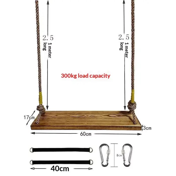 Chaise suspendue d'extérieur robuste, hamac portable, siège de patio, jardin, véranda, auvent, résis