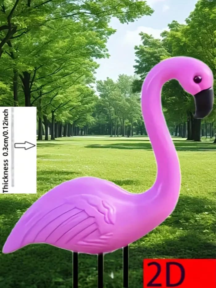 Décoration de jardin classique flamant rose pour terrasse extérieure, décorations de fête, cadeaux d