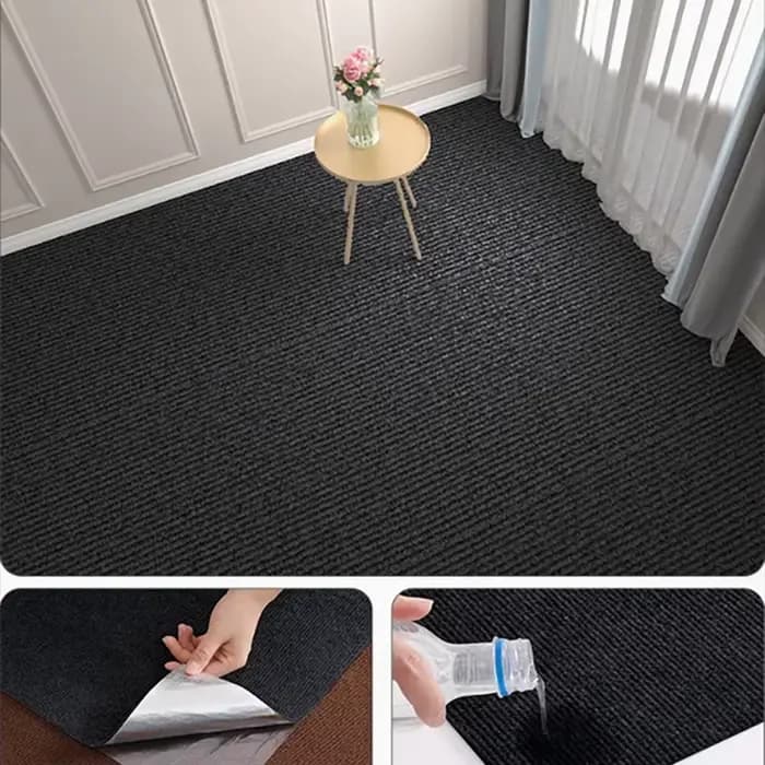 Tapis de cuisine et de chambre à coucher, 40 cm x 3 m, absorbant, auto-adhésif, adapté à la décorati