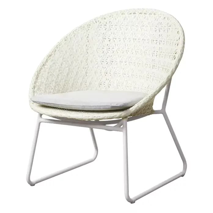 Ensemble de chaises de salle à manger d'extérieur en aluminium, meubles de jardin et de Patio avec c