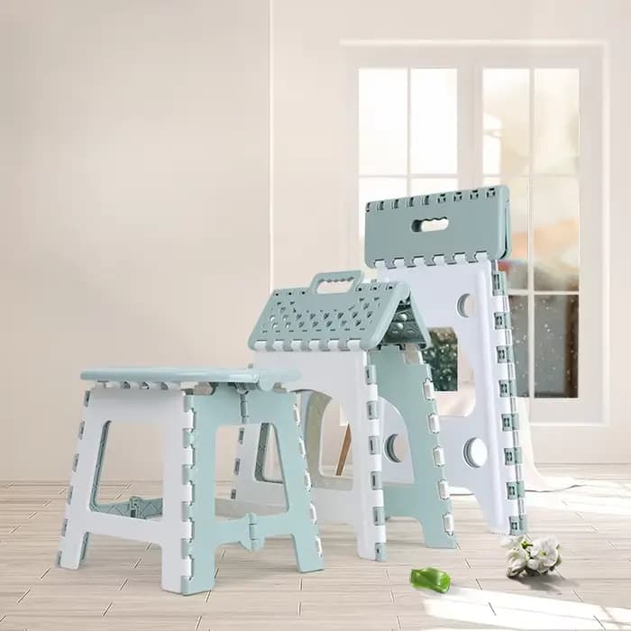Chaise pliante d'extérieur, chaises pliantes portables en plastique épais, tabouret pliant multifonc