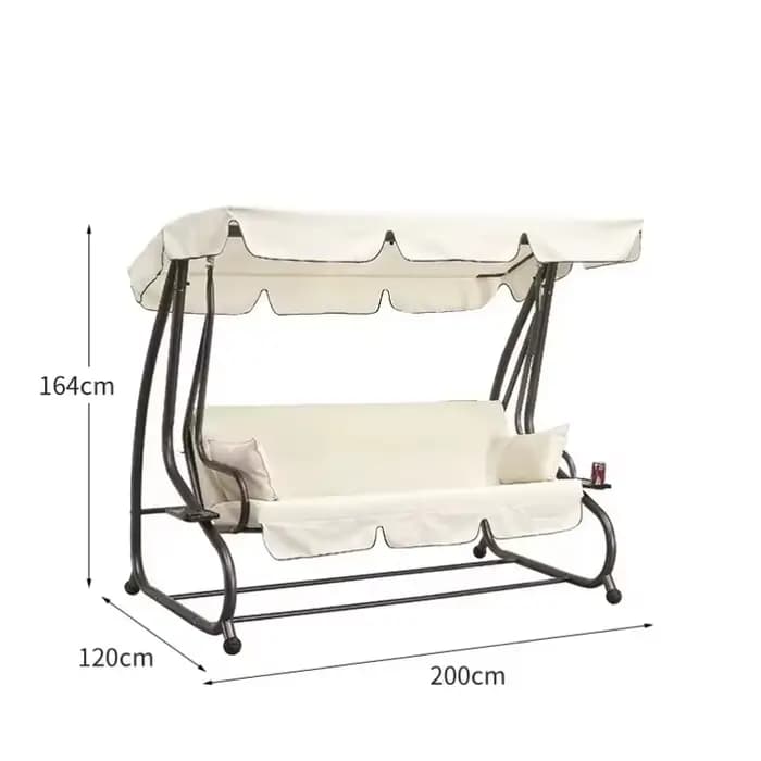 Jardin Patio balançoire chaise 3 places balançoire hamac auvent extérieur professionnel jardin confo