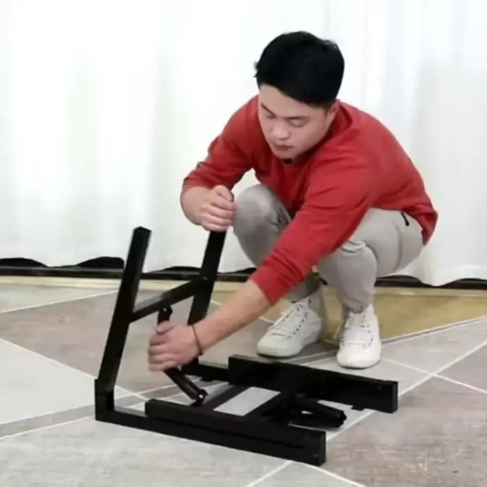 Supports de pieds de Table pliables, cadres de Table à manger, pieds à ressort épais et renforcés, r