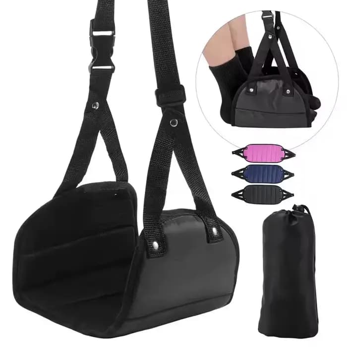 Hamac de voyage pour voiture, suspendu, réglable, jambes, bureau, avec repose-pieds d'avion, mobilie