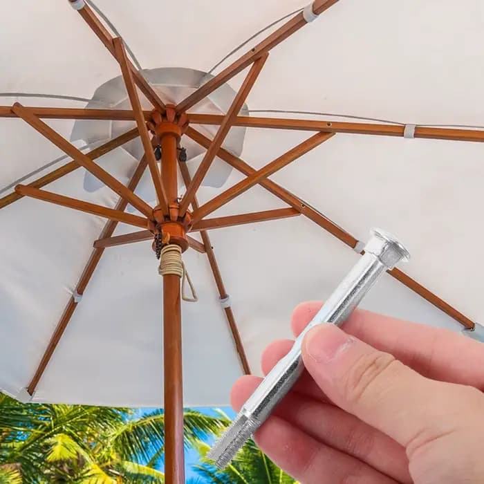 Accessoires pour parasol de patio, accessoires d'extérieur, poignée, tige, pièces de rechange en mét