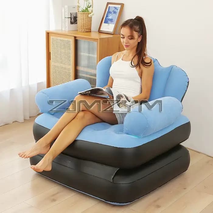 Canapé gonflable d'extérieur, canapé paresseux multifonctionnel, matelas pneumatique, lit gonflable,