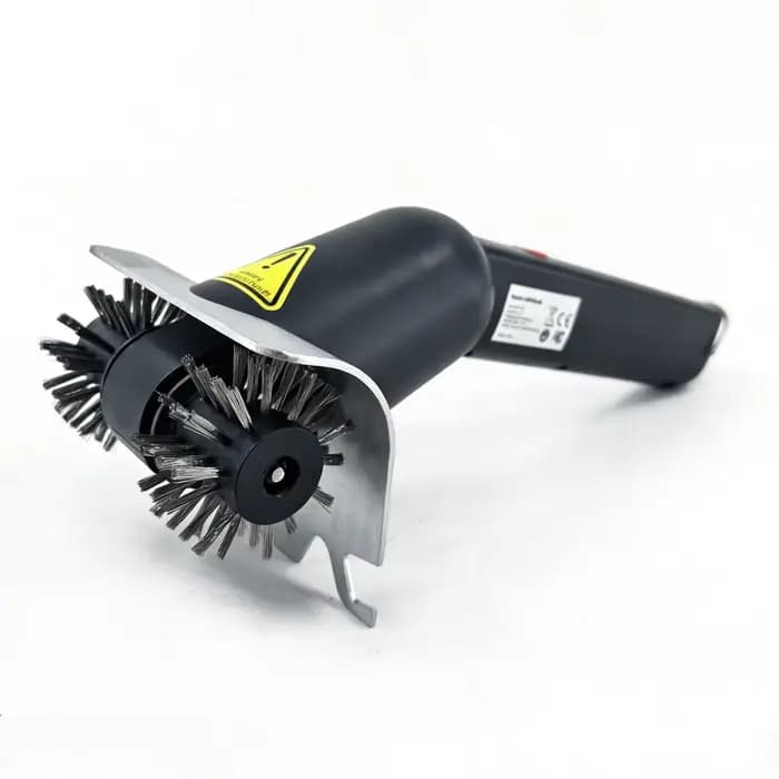 Brosse de nettoyage électrique rechargeable 7,4 V pour barbecue, brosse à grilles sans fil, brosse à