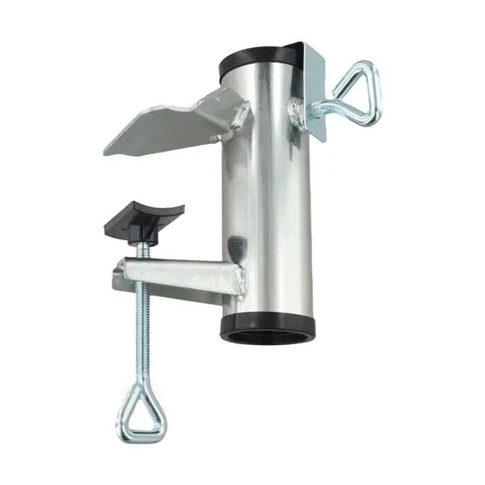 Support de parasol de balcon réglable, accessoire extérieur, support de parasol en métal, support de