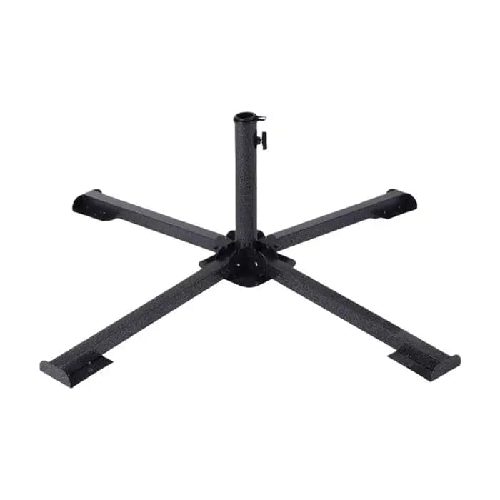 Support de parasol réglable en acier, pliable, pour protection solaire, accessoire de jardin extérie