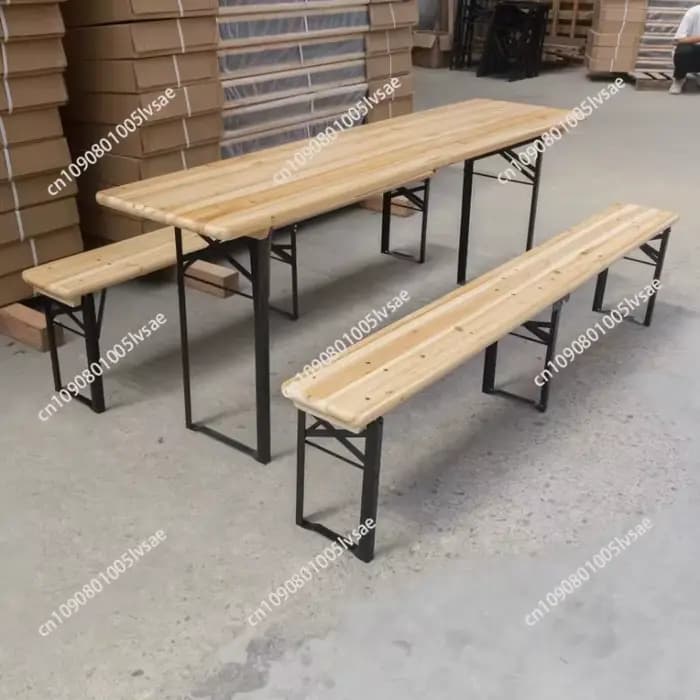 Ensemble de table et de chaises pliantes portables pour l'extérieur, pour pique-nique, voyage, campi