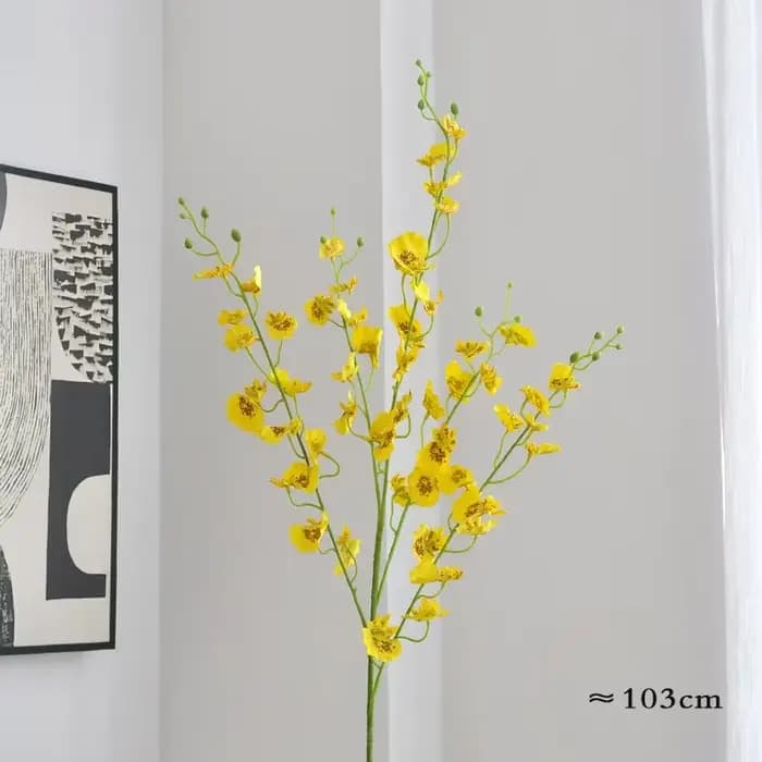 Orchidée phtalorchidée artificielle à 5 fourches Wenxin, décoration de sol pour la maison, le salon,