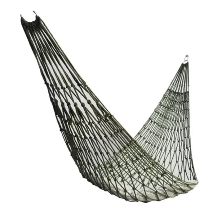 Hamac de camping portable en toile épaisse, large et robuste, pour le loisir et le couchage en extér