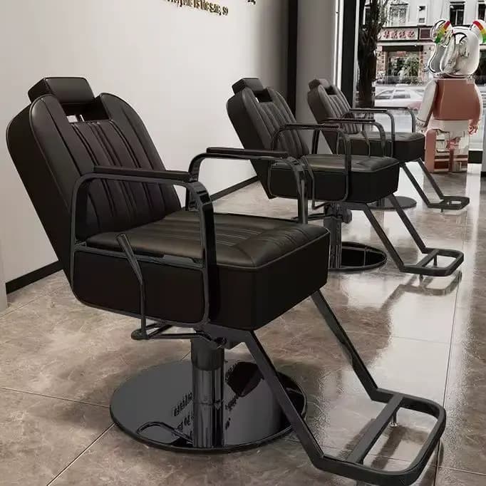K – chaises modernes haut de gamme en forme d'acier, utilisées pour les salons de coiffure, les salo
