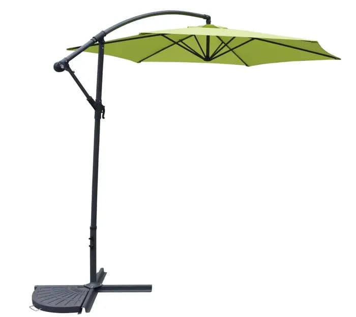 Parasol extérieur de parapluie de Patio de café d'inclinaison de décalage de jardin de 3M en gros po