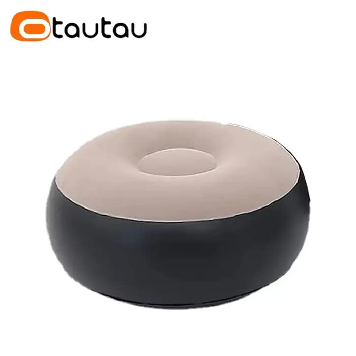OTAUTAU-Chaise longue gonflable avec repose-pieds, chaise longue inclinable, canapé de camping porta