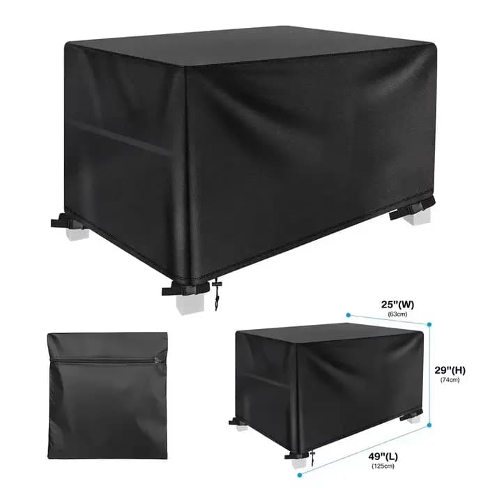 Housses de meubles d'extérieur imperméables, pluie, neige, poussière, coupe-vent, Anti-UV, tissu Oxf