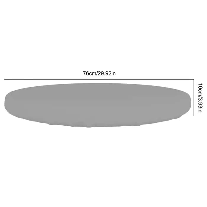 Juste de Protection Imperméable pour Table Ronde et Meubles de Jardin d'Extérieur, Couverture contre