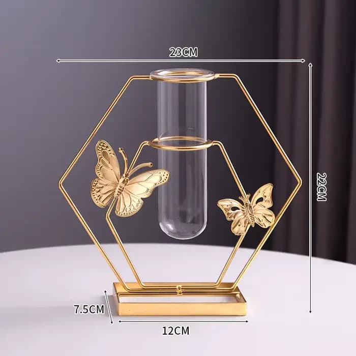 Vase hydroponique de décoration pour la maison, salon, bureau, Simulation de jardinière de fleurs, T
