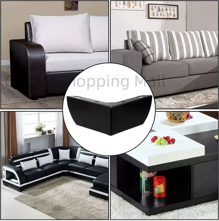 Pieds de Meuble en Métal au Design Minimaliste, pour Canapé, Meuble, Panneau Chi, Support de Télévis