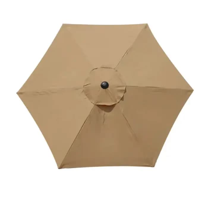 Tissu de rechange pour parasol d'extérieur multi-tailles (support à nervures non inclus) – Tissu de 
