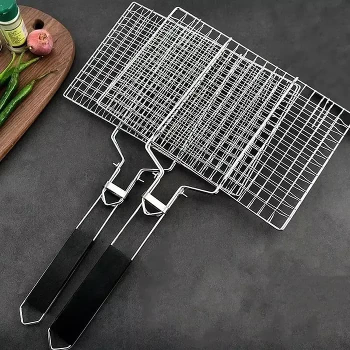 Panier de gril domestique antiadhésif, ustensiles de cuisine en plein air, tapis de gril de Barbecue