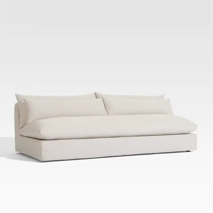 Ensembles de meubles de jardin canapé extérieur en aluminium tissu imperméable canapés de Patio en m