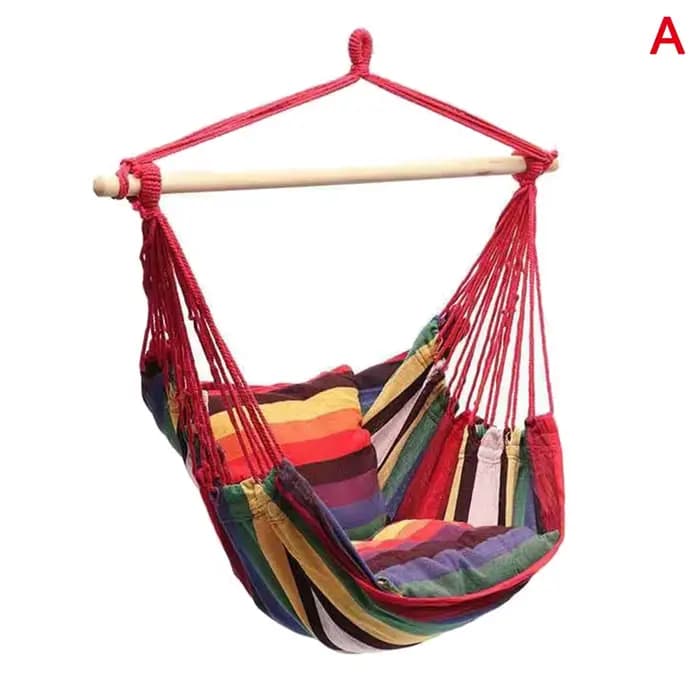 Fauteuil suspendu coloré en tissu pour jardin, hamac suspendu, siège balançoire, hamac balançoire, c