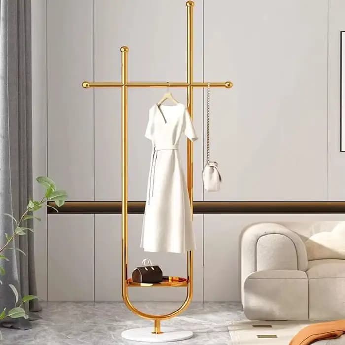 Cintre d'angle design hôtel moderne vêtement Boutique cintre sol esthétique Colgador De Ropa meubles