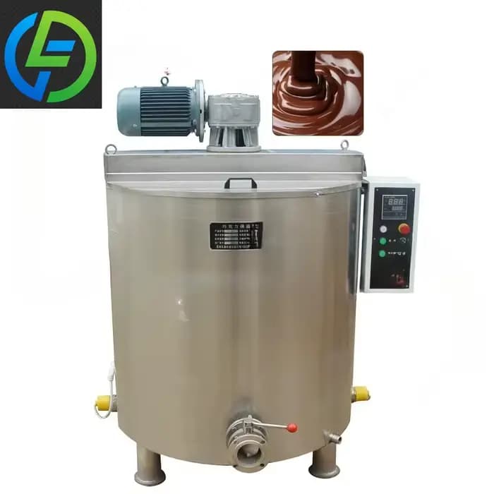 Réservoir de stockage de mélange de chauffage de chocolat en acier inoxydable de 1000 L, Machine de 